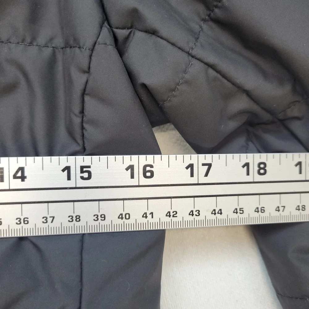 The North Face Reversible Jacket Womens XS Black Mossbud Fleece Puffer NF0A4R3E - Picture 8 of 11